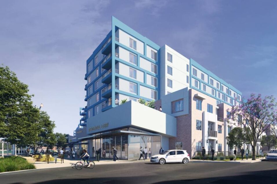 Crenshaw Crossing building rendering